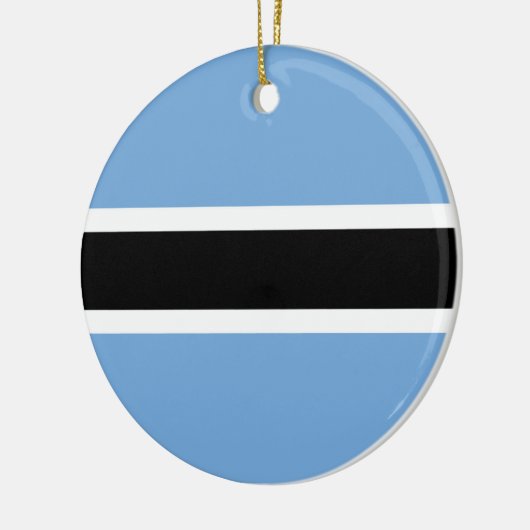 Botswana-Flagge Keramik Ornament (Links)