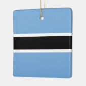 Botswana-Flagge Keramikornament (Links)