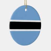 Botswana-Flagge Keramikornament (Rechts)