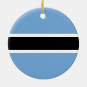 Botswana-Flagge Keramikornament (Hinten)