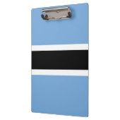 Botswana-Flagge Klemmbrett (Links)