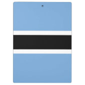Botswana-Flagge Klemmbrett (Rückseite)