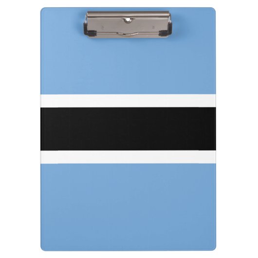 Botswana-Flagge Klemmbrett (Vorderseite)
