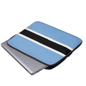 Botswana-Flagge Laptopschutzhülle (Vorne Knopf)