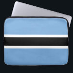Botswana-Flagge Laptopschutzhülle<br><div class="desc">Ein ideales Geschenk für alle, die Patrioten ihres Landes sind!</div>