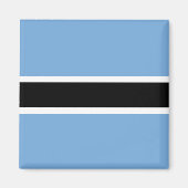 Botswana-Flagge Magnet (Vorne)