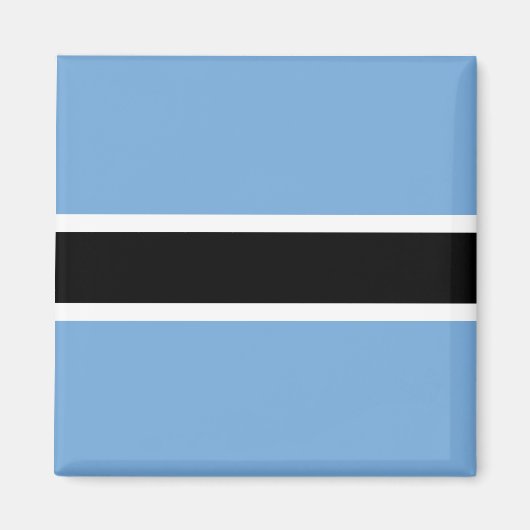 Botswana-Flagge Magnet (Vorne)