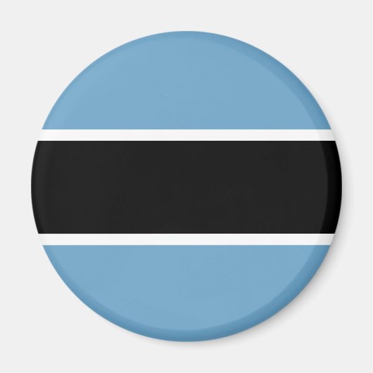 Botswana-Flagge Magnet (Vorne)