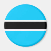 Botswana-Flagge Magnet (Vorne)