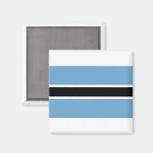 Botswana-Flagge Magnet (Vorderseite/Rückseite)