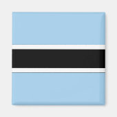 Botswana-Flagge Magnet (Vorne)