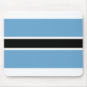 Botswana-Flagge Mousepad (Vorne)