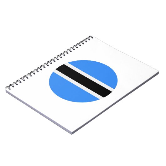 Botswana-Flagge Notizblock (Linke Seite)