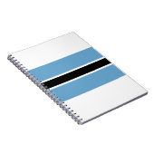 Botswana-Flagge Notizblock (Rechte Seite)