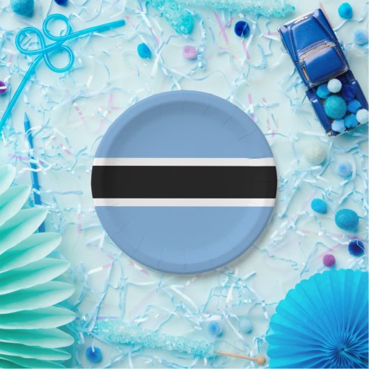 Botswana-Flagge Pappteller (Party)