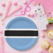 Botswana-Flagge Pappteller (Party)