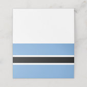 Botswana-Flagge Platzkarte (Außenseite Aufgefaltet)