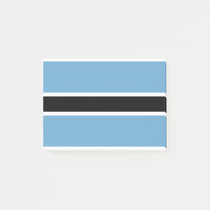 Botswana-Flagge Post-it Klebezettel