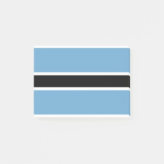 Botswana-Flagge Post-it Klebezettel (Vorderseite)