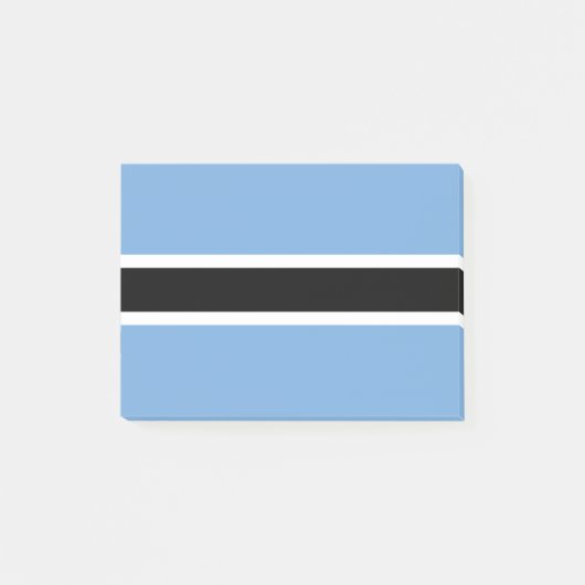 Botswana-Flagge Post-it Klebezettel (Vorderseite)