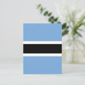 Botswana-Flagge Postkarte (Stehend Vorderseite)