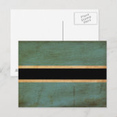 Botswana-Flagge Postkarte (Vorne/Hinten)
