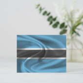 Botswana-Flagge Postkarte (Stehend Vorderseite)