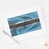 Botswana-Flagge Rechteckiger Aufkleber (Umschlag)