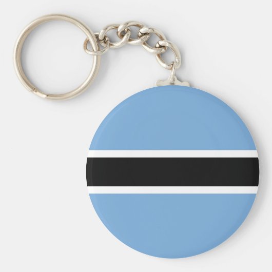 Botswana-Flagge Schlüsselanhänger (Vorne)