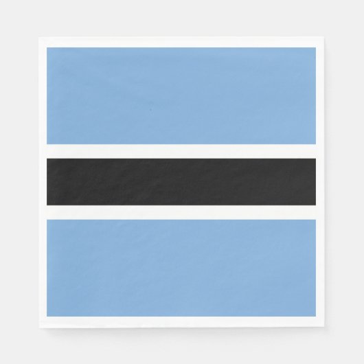 Botswana-Flagge Serviette (Vorderseite)