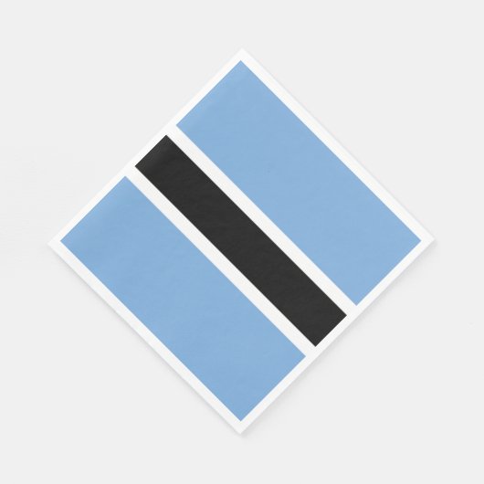 Botswana-Flagge Serviette (Ecke)