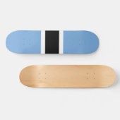 Botswana-Flagge Skateboard (Horizontal)