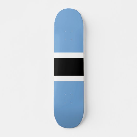 Botswana-Flagge Skateboard (Vorne)