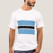 Botswana-Flagge T-Shirt (Vorderseite)