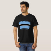 Botswana-Flagge T-Shirt (Vorne ganz)