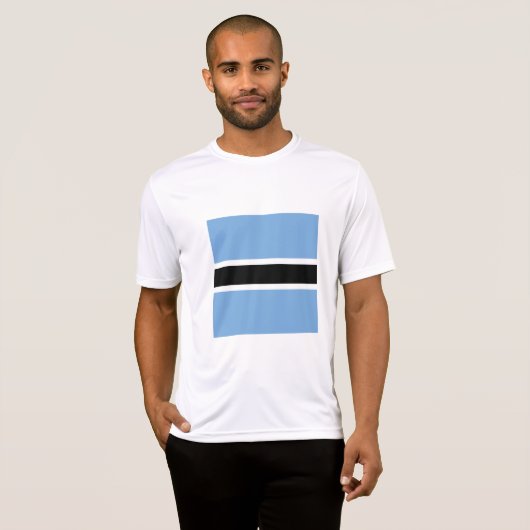 Botswana-Flagge T-Shirt (Vorne ganz)