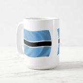 Botswana-Flagge Tasse (Vorderseite Links)