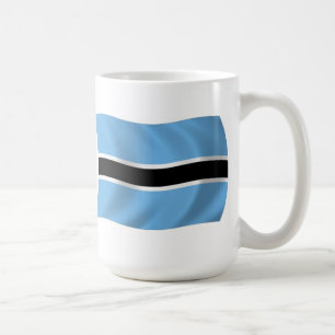 Botswana-Flagge Tasse