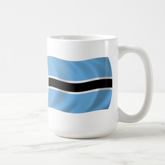 Botswana-Flagge Tasse (Rechts)