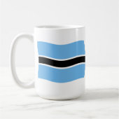 Botswana-Flagge Tasse (Links)