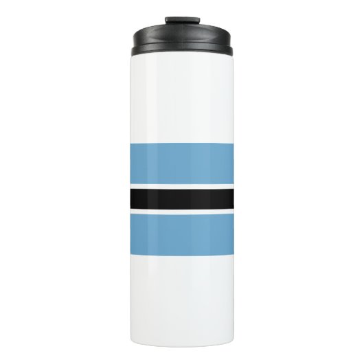 Botswana-Flagge Thermosbecher (Vorderseite)