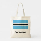 Botswana-Flagge Tragetasche (Rückseite)