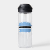 Botswana-Flagge Trinkflasche (Rückseite)