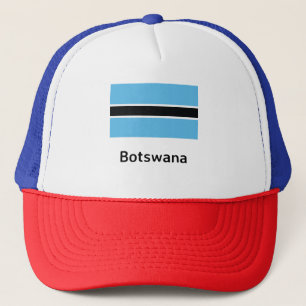 Botswana-Flagge Truckerkappe