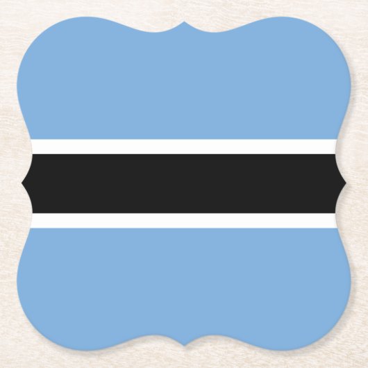 Botswana-Flagge Untersetzer (Vorderseite)