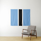 Botswana-Flagge Wandteppich (Beispiel (Horizontal))