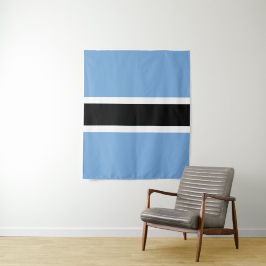 Botswana-Flagge Wandteppich (Beispiel)