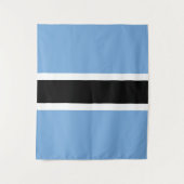 Botswana-Flagge Wandteppich (Vorderseite)