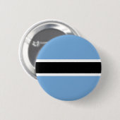 Botswana-Flaggen-Knopf Button (Vorne & Hinten)