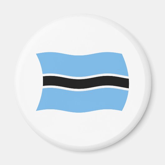 Botswana-Flaggen-Magnet Magnet (Vorne)